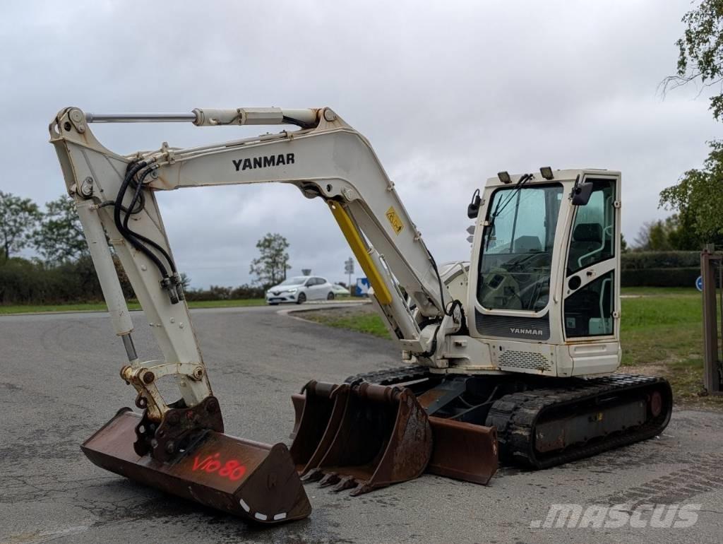 Yanmar Vio 80-1A حفارات وسط 7 طن - 12 طن