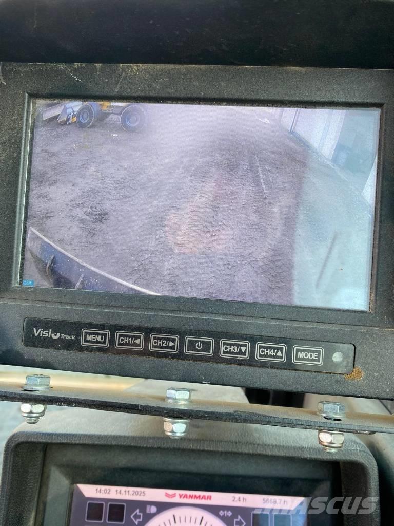 Yanmar B 95 W حفارات بعجل