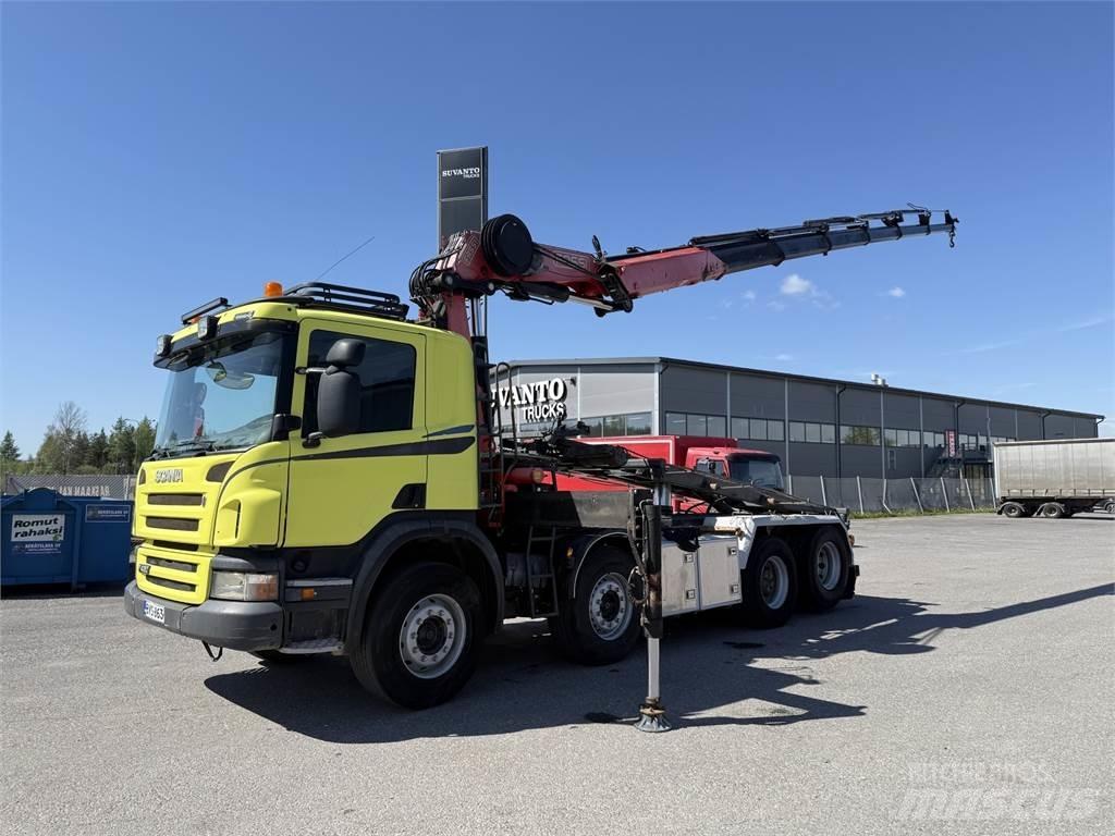 Scania P420 8X2 شاحنات الرافعات
