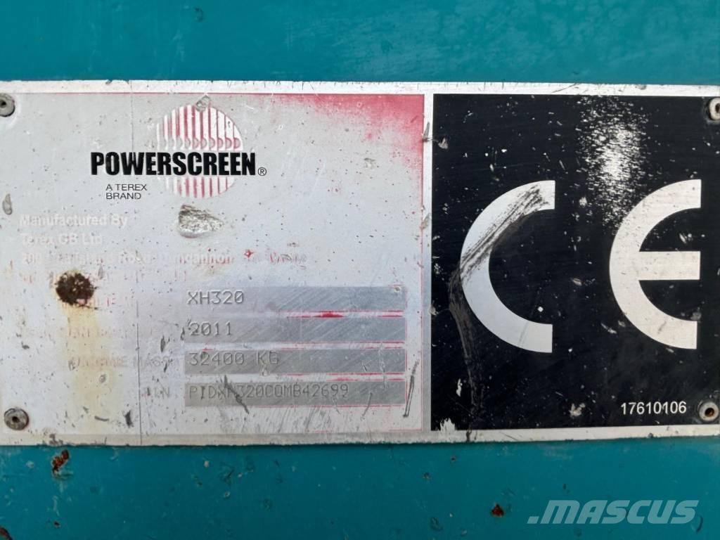 Powersceen XH320 الكسارات المتنقلة