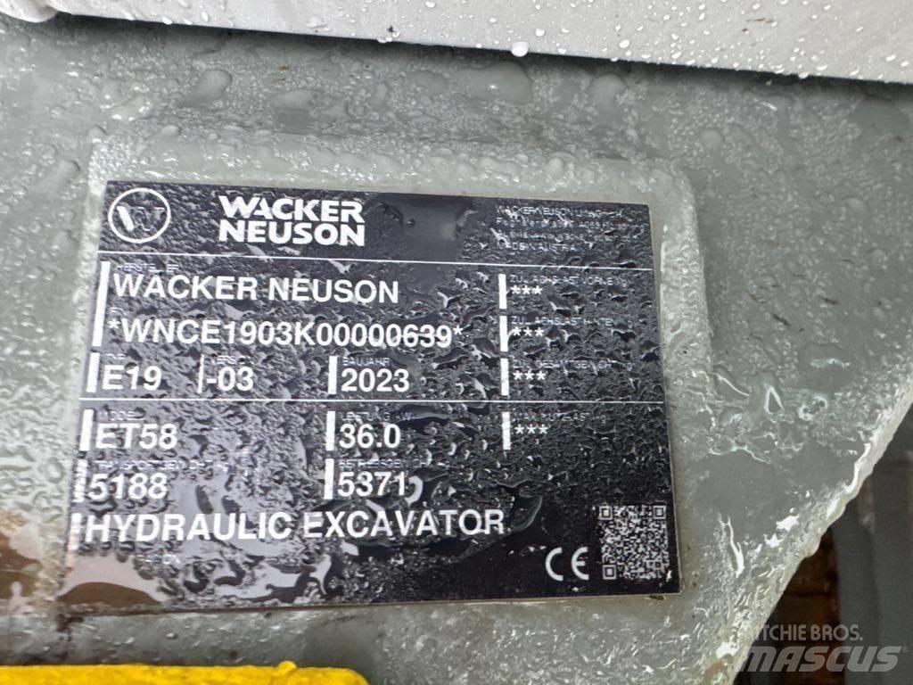 Wacker Neuson ET58 حفارات زحافة