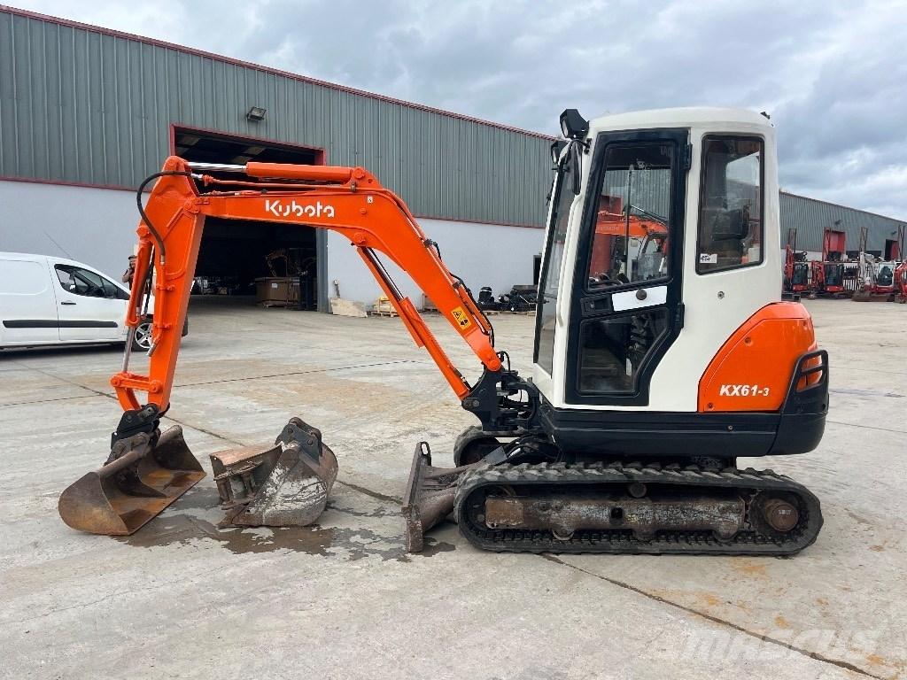 Kubota KX 61-3 حفارات صغيرة أقل من 7 طن (حفارات صغيرة)