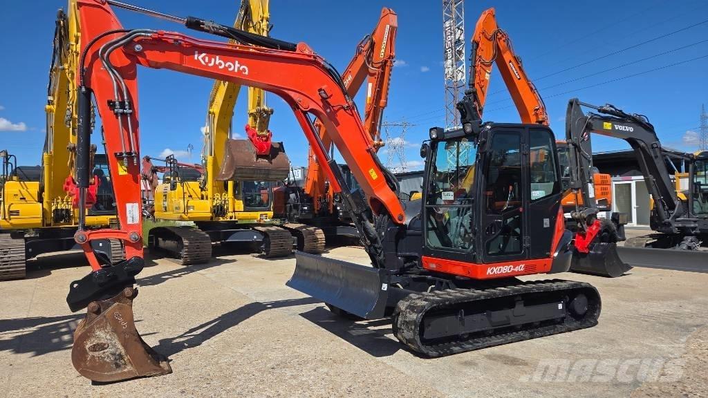 Kubota KX 080-4 حفارات وسط 7 طن - 12 طن
