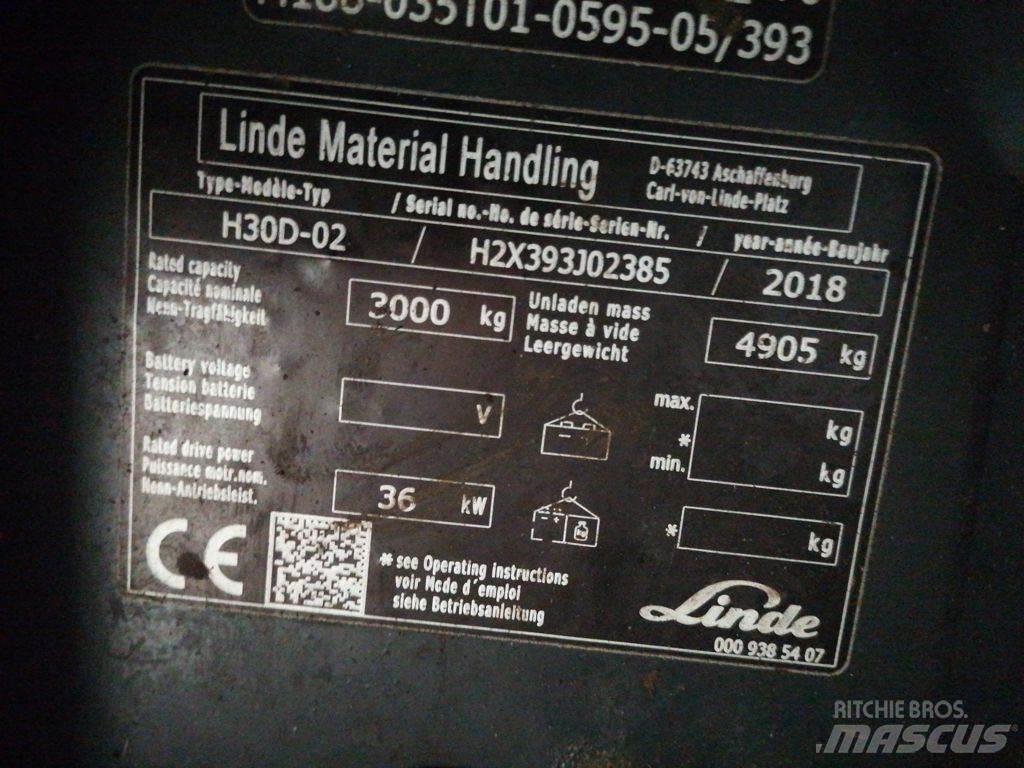 Linde H30D-02 شاحنات الديزل