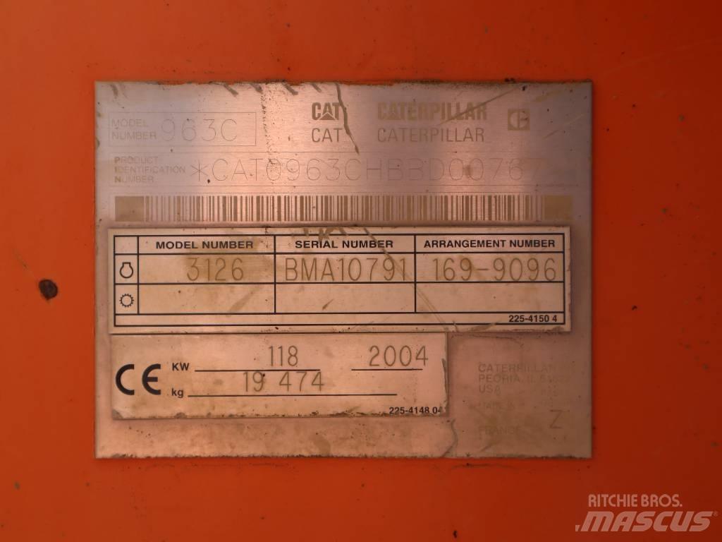 CAT 963 C لوادر زحافة