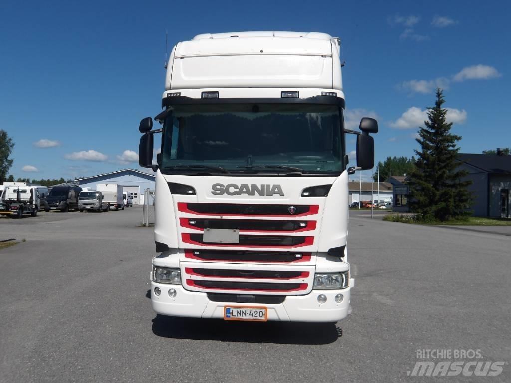 Scania R490 6x2 شاحنات ذات هيكل صندوقي