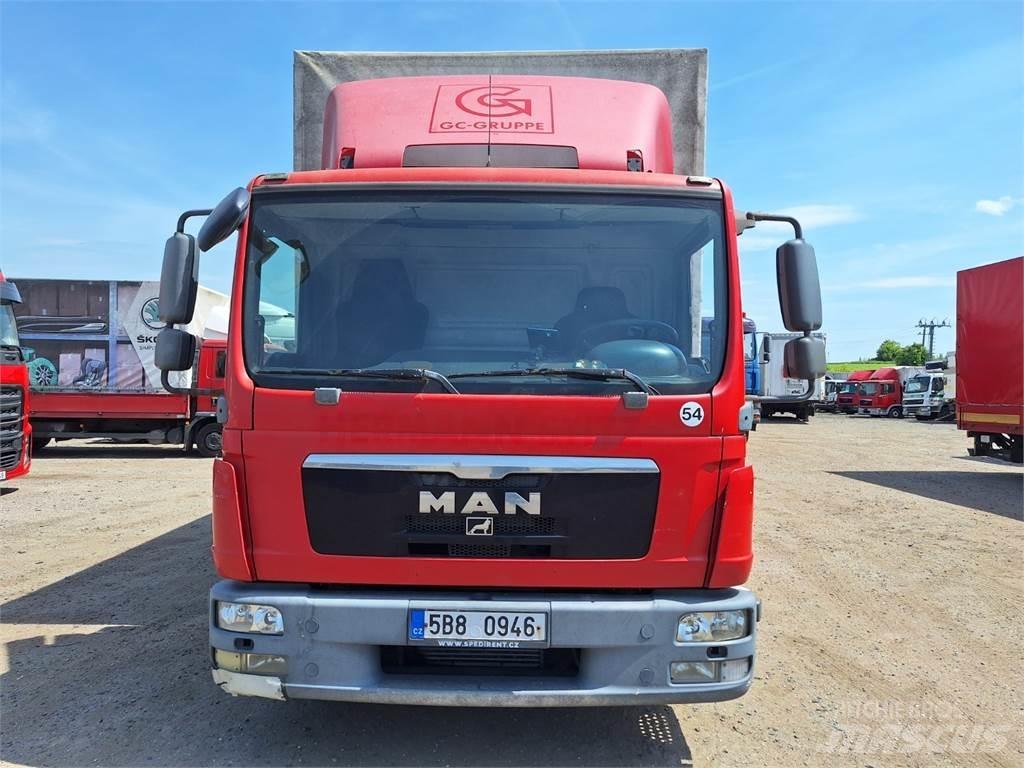 MAN TGL 8.180 شاحنات مسطحة/مفصلية الجوانب