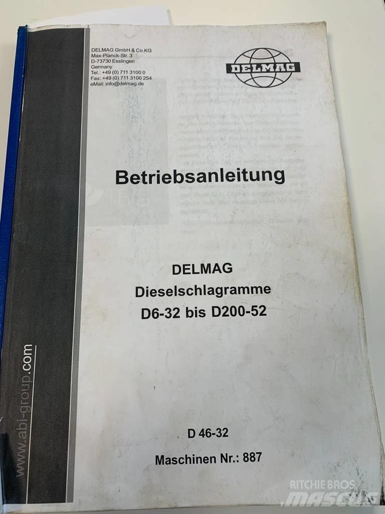 Delmag D46-32 الديزل كومة المطرقة