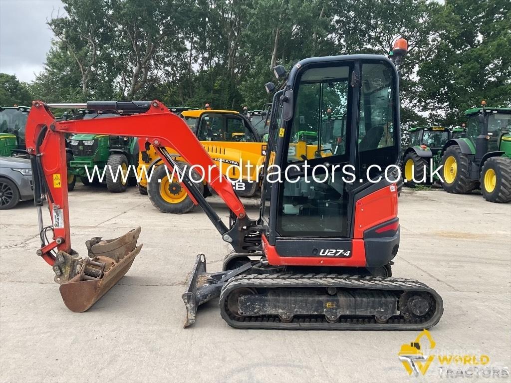 Kubota U 27-4 حفارات صغيرة أقل من 7 طن (حفارات صغيرة)