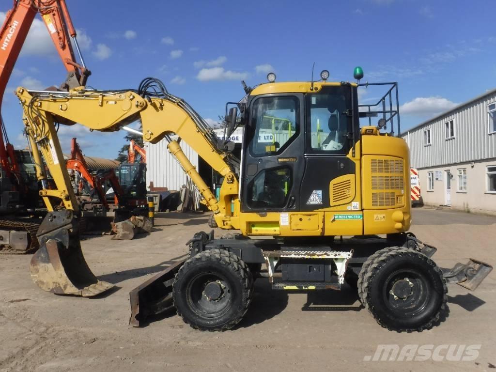 Komatsu PW118MR-11 حفارات بعجل