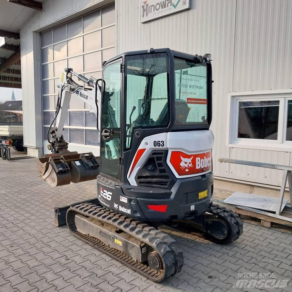 Bobcat E 26 Kabine حفارات صغيرة أقل من 7 طن (حفارات صغيرة)