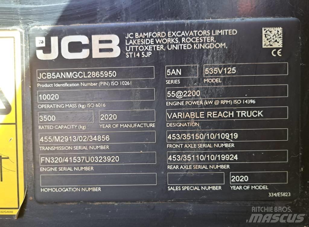 JCB 535 V 125 مناولات متداخلة
