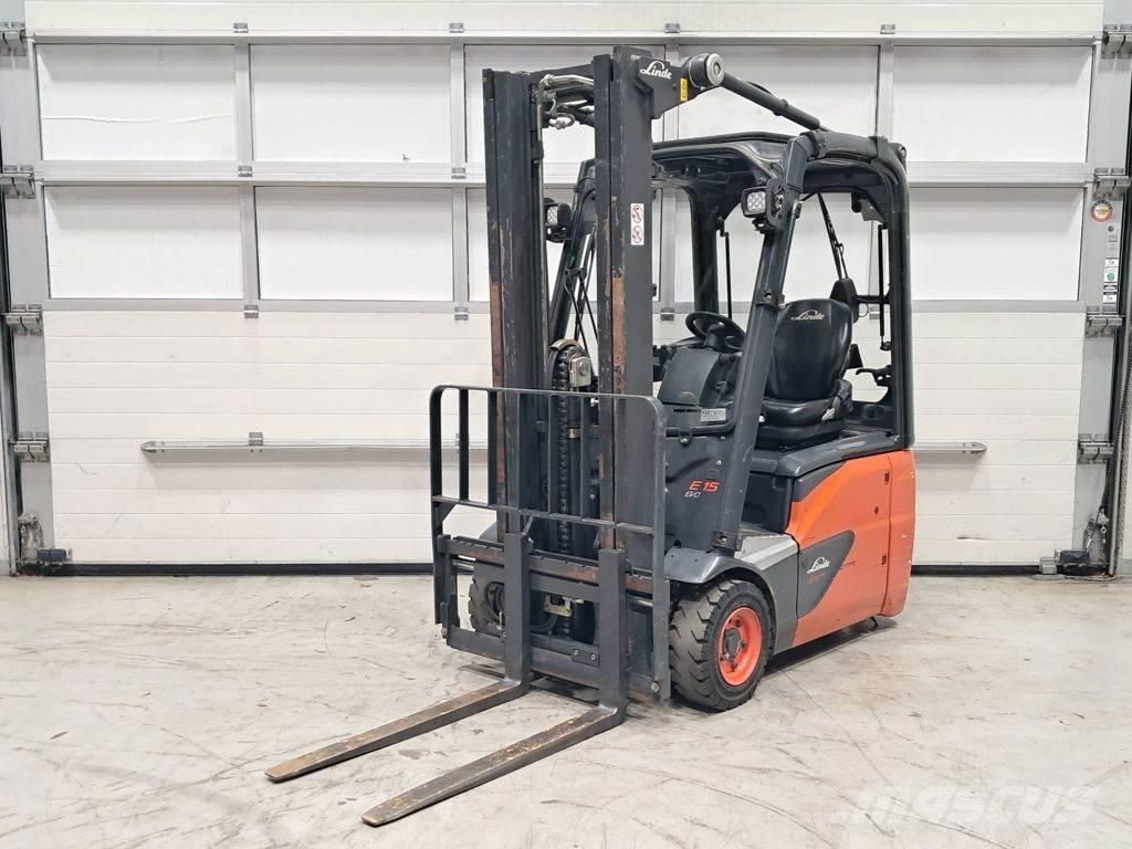 Linde E15-02 شاحنات ذات رافعات شوكية تعمل بالكهرباء