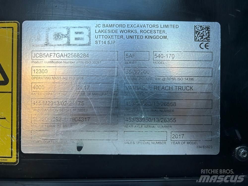 JCB 540-170 مناولات متداخلة
