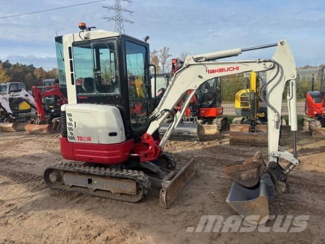 Takeuchi TB 23 R حفارات صغيرة أقل من 7 طن (حفارات صغيرة)