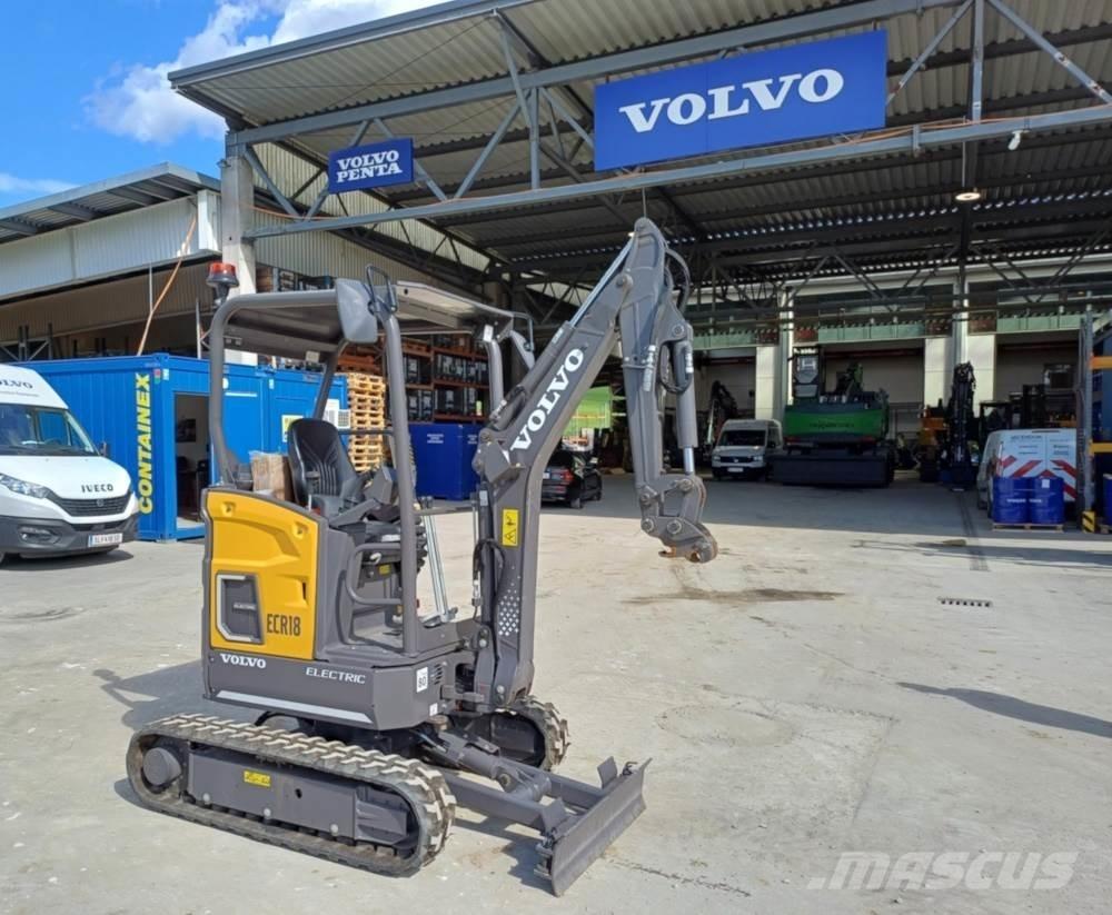 Volvo JECR18E حفارات صغيرة أقل من 7 طن (حفارات صغيرة)