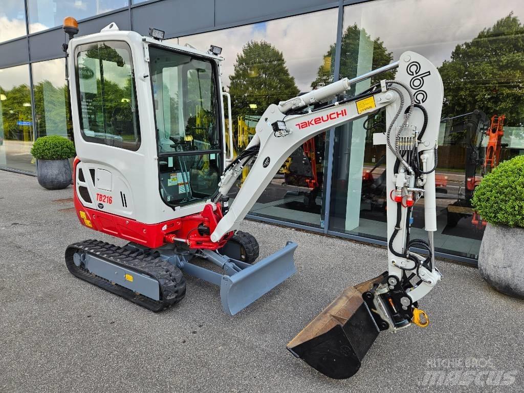 Takeuchi TB 216 حفارات صغيرة أقل من 7 طن (حفارات صغيرة)