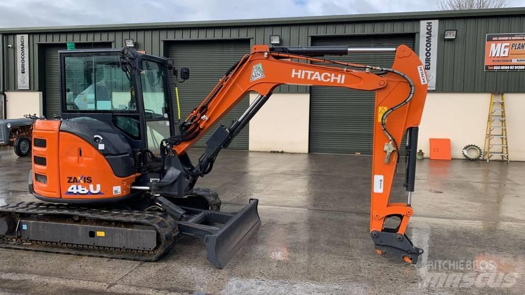 Hitachi ZX 48 U حفارات صغيرة أقل من 7 طن (حفارات صغيرة)