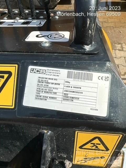 JCB HTD5 mit Tritt عربات نقل قلابة للمواقع