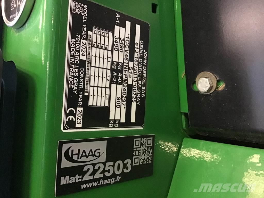 John Deere V461M محزمات مستديرة