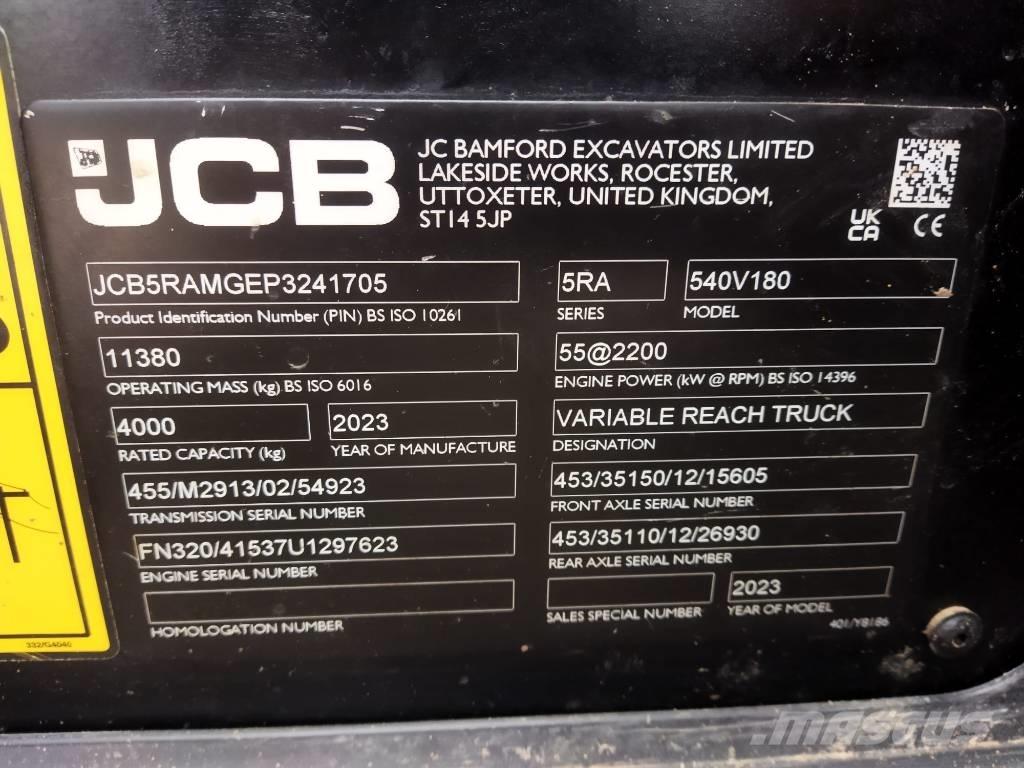 JCB 540.180 مناولات متداخلة
