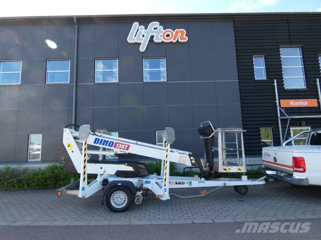 Dino 135 T Skylift المنصات الهوائية المثبتة على مقطورة