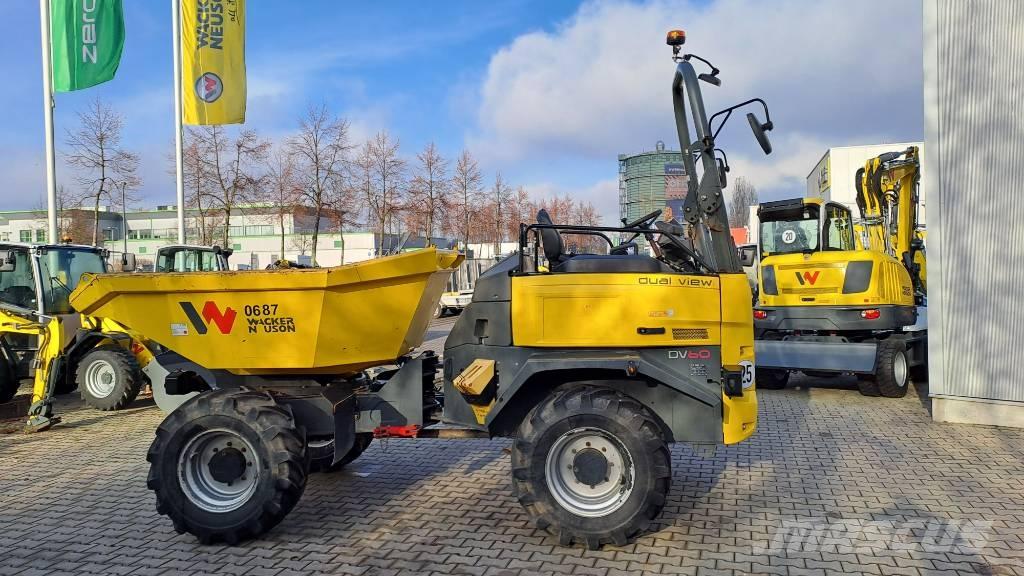 Wacker Neuson DV60 عربات نقل قلابة للمواقع