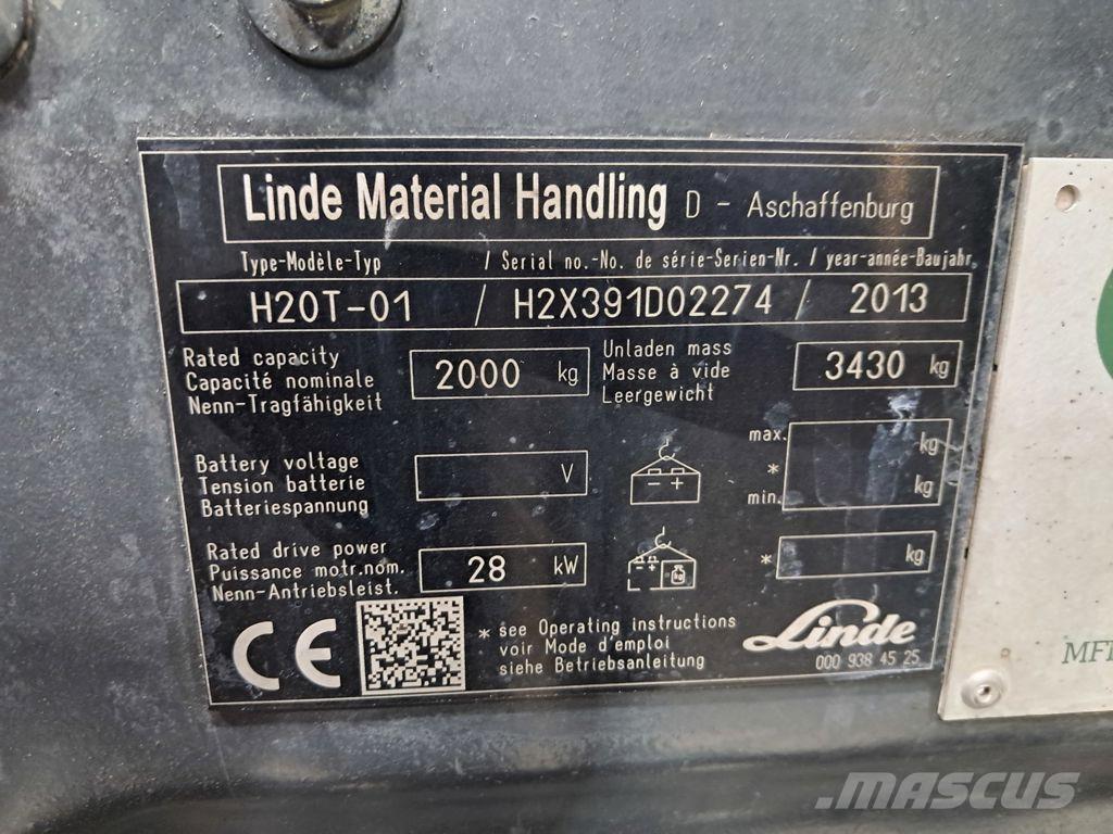 Linde H20T-02 شاحنات LPG