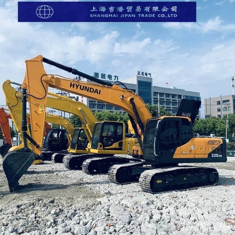 Hyundai R220 حفارات زحافة