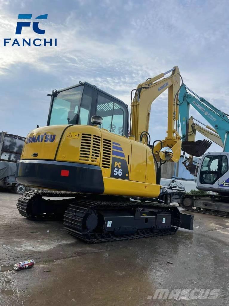 Komatsu PC 56 حفارات صغيرة أقل من 7 طن (حفارات صغيرة)