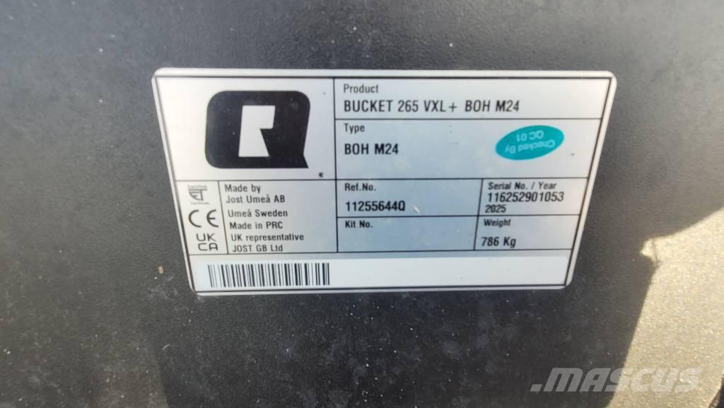 Quicke VXL+ 265 ملحقات أمامية للوادر