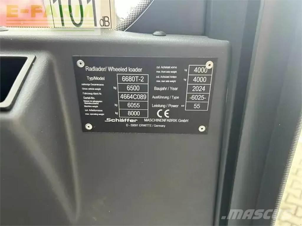 Schäffer 6680 t-2 حفارات صغيرة أقل من 7 طن (حفارات صغيرة)