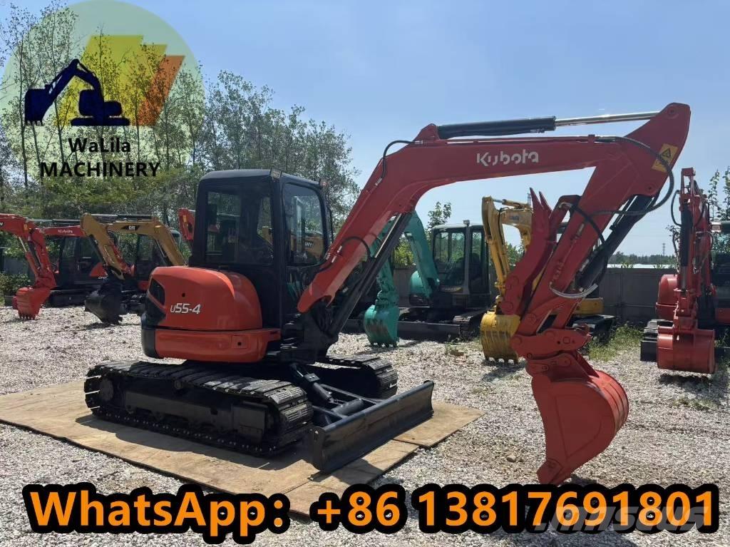 Kubota U 55-4 حفارات صغيرة أقل من 7 طن (حفارات صغيرة)