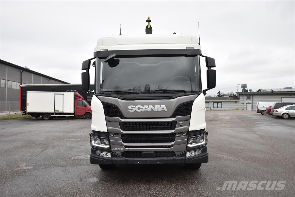 Scania P420 6X2 شاحنات الرافعات الخطافية