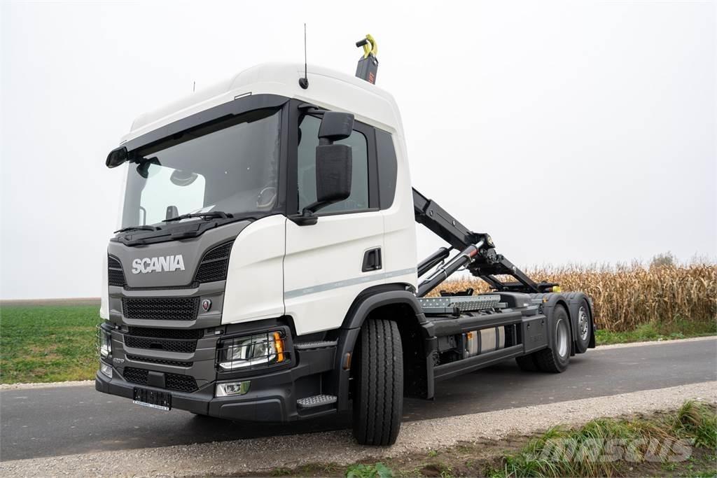 Scania P420 6X2 شاحنات الرافعات الخطافية