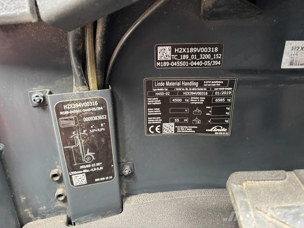 Linde H45D-02 EVO شاحنات الديزل