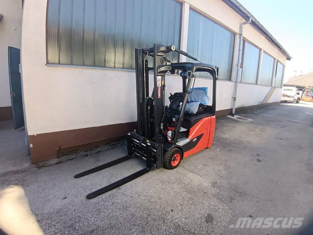 Linde E16H-02-386 شاحنات ذات رافعات شوكية تعمل بالكهرباء