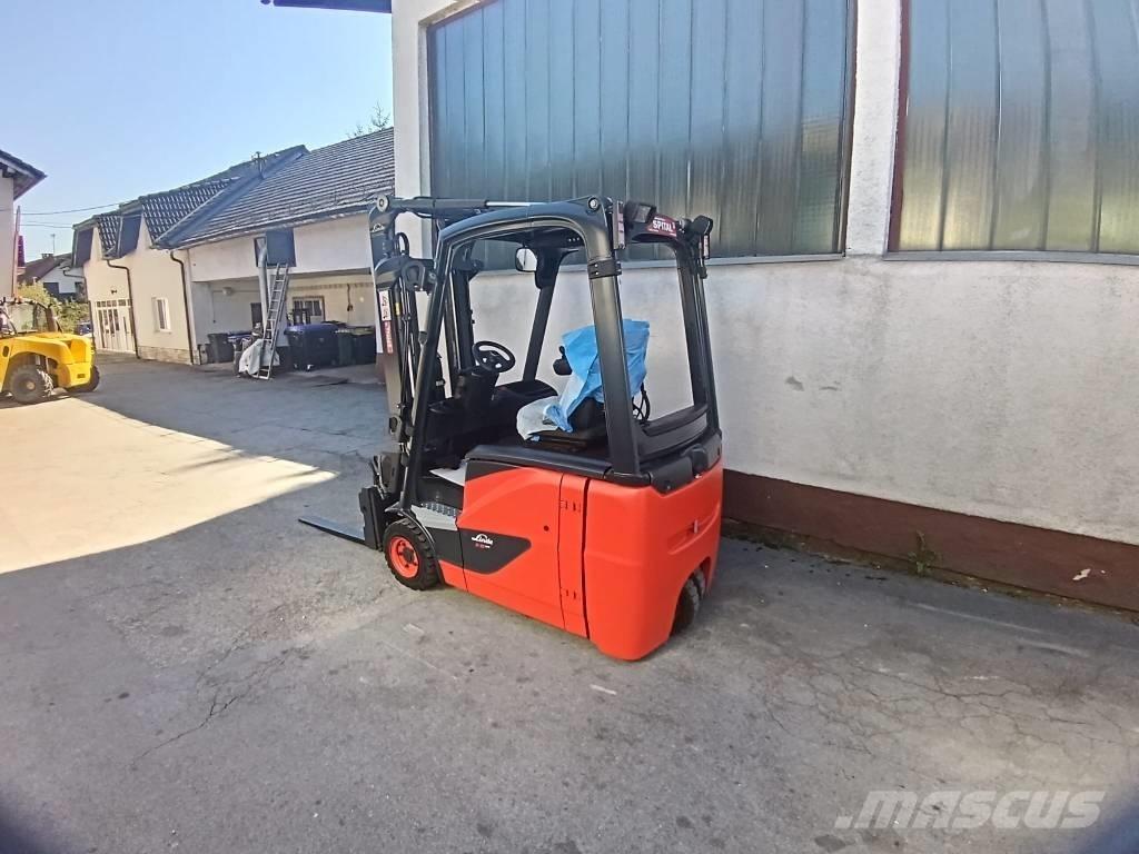 Linde E16H-02-386 شاحنات ذات رافعات شوكية تعمل بالكهرباء