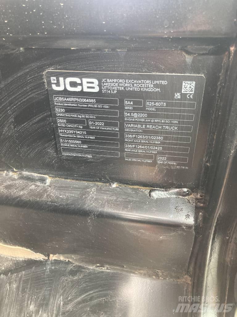 JCB 525-60 مناولات متداخلة