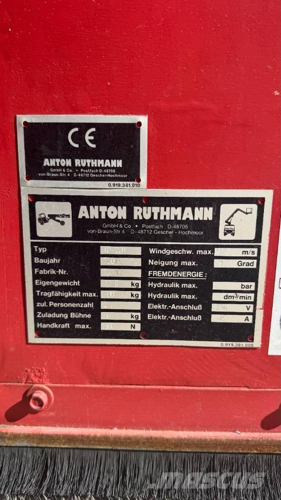 Ruthmann TR220 رافعات سلة تلسكوبية