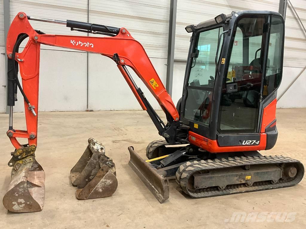 Kubota U 27-4 حفارات صغيرة أقل من 7 طن (حفارات صغيرة)