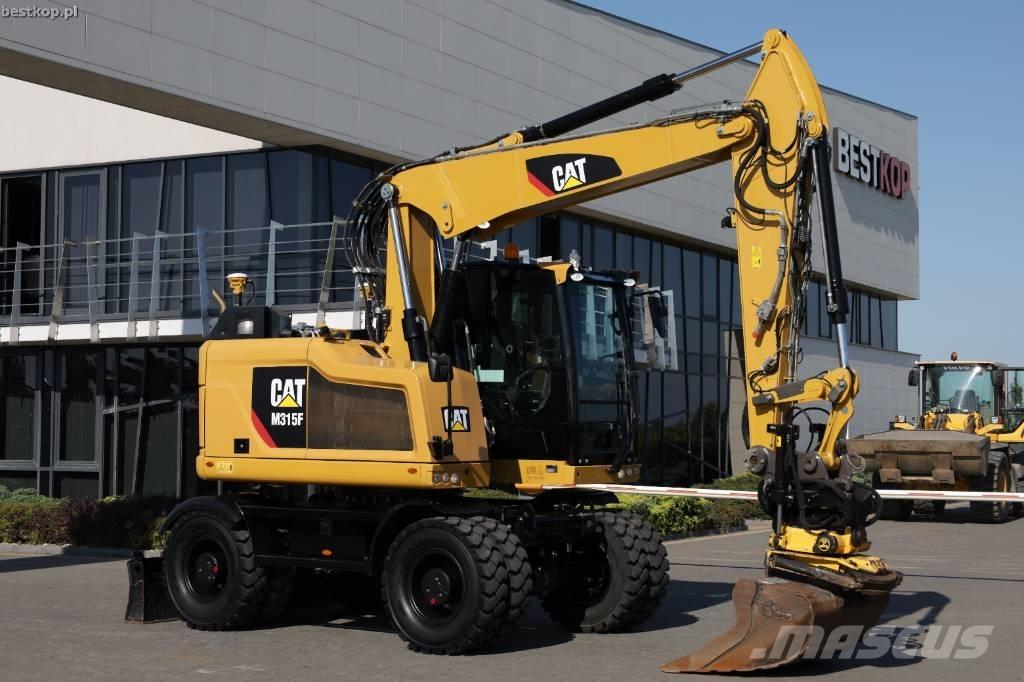 CAT M 315 F حفارات بعجل