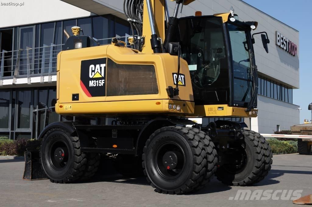 CAT M 315 F حفارات بعجل