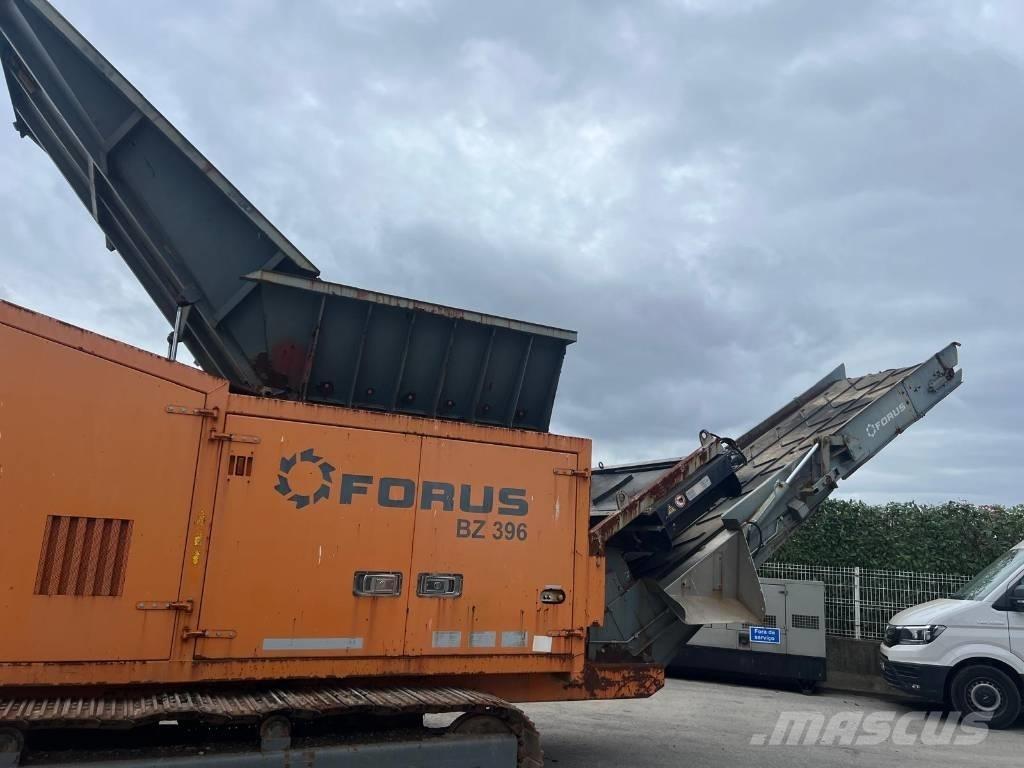 Forus BZ396 آلات تمزيق المخلفات