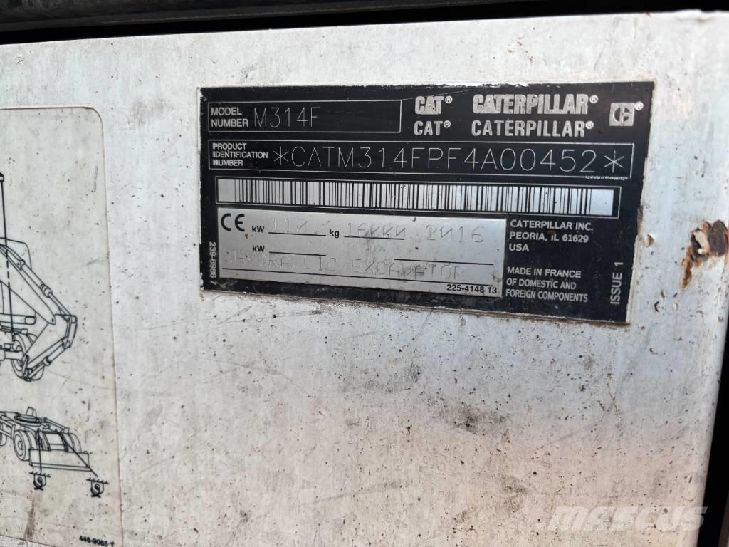 CAT m314f حفارات بعجل