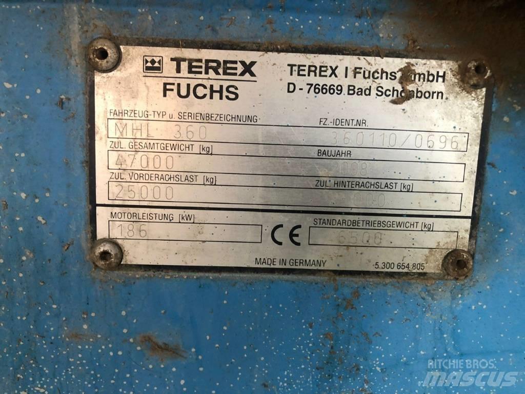 Terex Fuchs MHL 360 حفارات بعجل