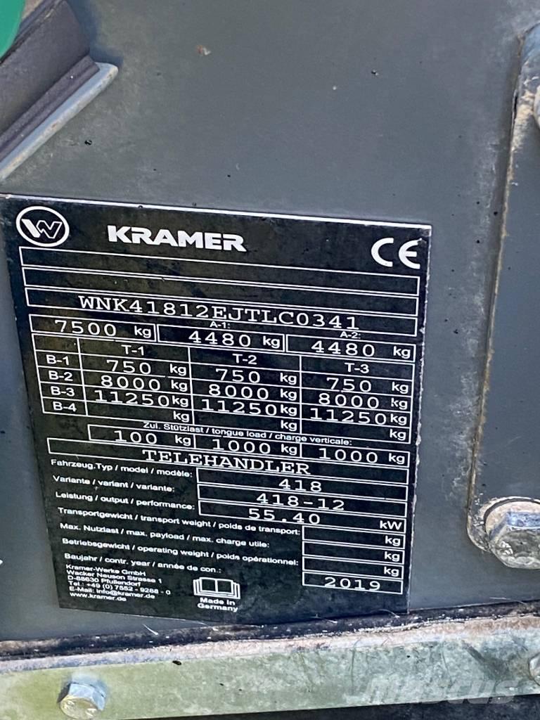 Kramer KT 276 معدات مناولة لأغراض الزراعة