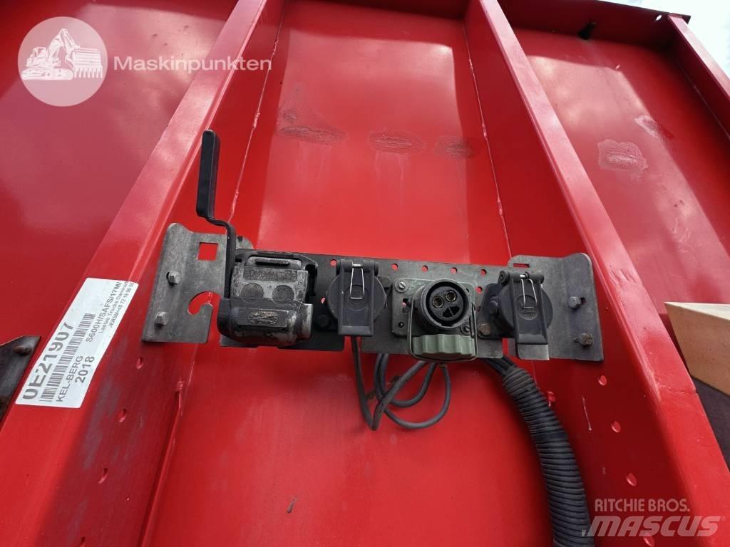 Kel-Berg S 600 H نصف مقطورات مسطحة / مفصلية الجوانب