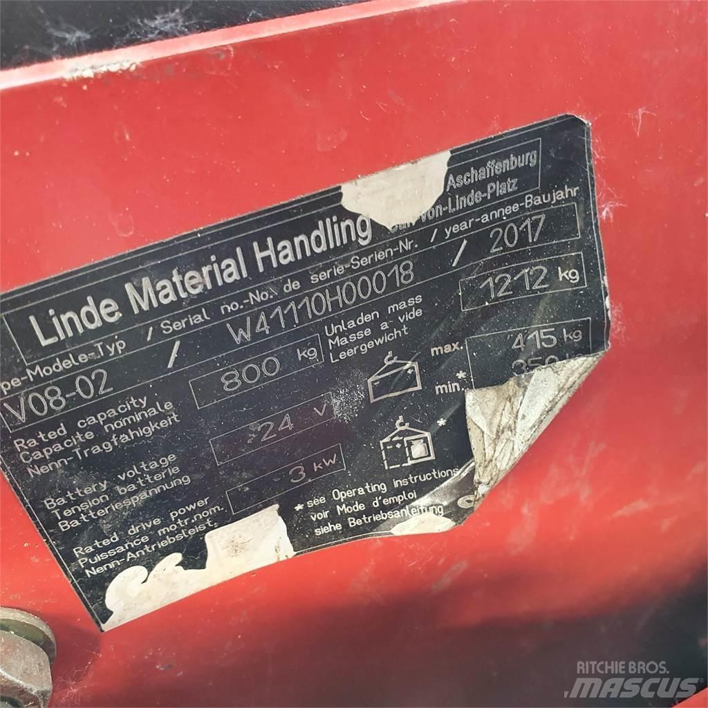 Linde V08-02 معدات الرفع متوسط المستوى
