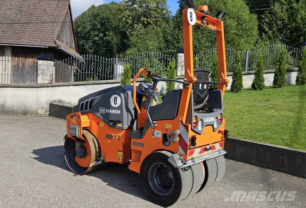 Hamm HD 12 VT مداحل مزدوجة